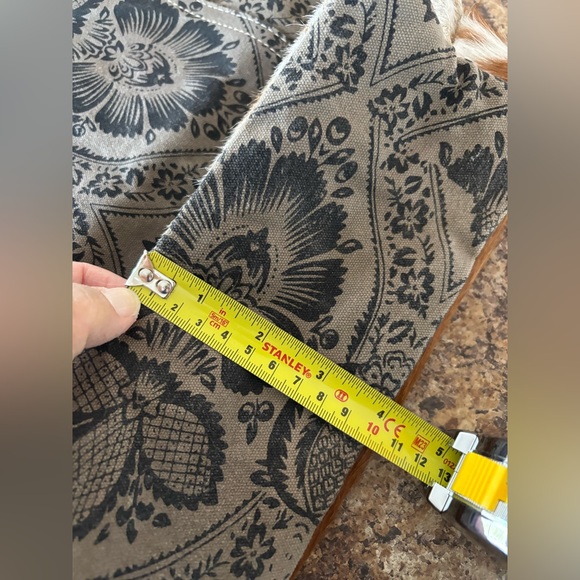 Namaste Tote Bag By Myra Bag, Western, Cotton Canvas/Cowhide, Carry On, Recycled - Picture 12 of 15